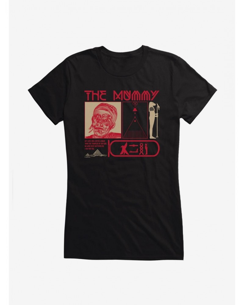 Universal Monsters The Mummy My Love Girls T-Shirt $9.96 T-Shirts