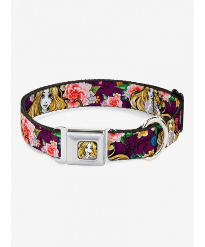 Disney Tangled Rapunzel Poses Seatbelt Buckle Dog Collar $11.45 Pet Collars