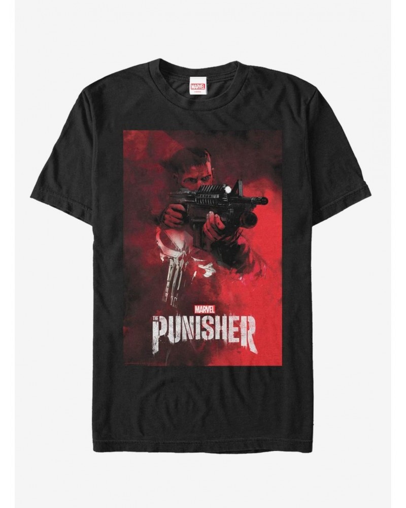 Marvel Punisher Scope Out T-Shirt $8.41 T-Shirts