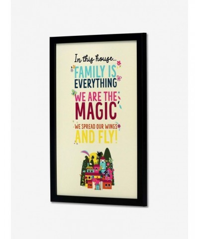 Disney Encanto In This House Rules Framed Wood Wall Decor $13.23 Décor