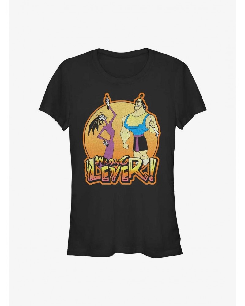 Disney The Emperor's New Groove Yzma and Kronk Wrong Lever Girls T-Shirt $7.12 T-Shirts