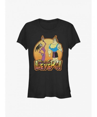 Disney The Emperor's New Groove Yzma and Kronk Wrong Lever Girls T-Shirt $7.12 T-Shirts