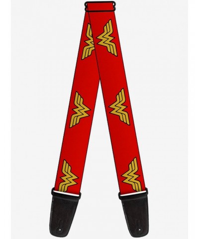 DC Comics Wonder Woman Logo Red Guitar Strap $9.46 Guitar Straps