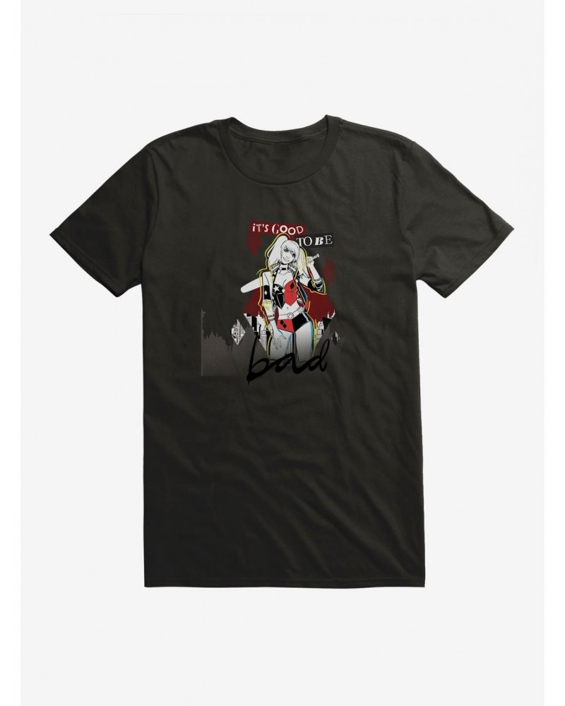 DC Comics Batman Harley Quinn It's Good To Be Bad T-Shirt $8.60 T-Shirts