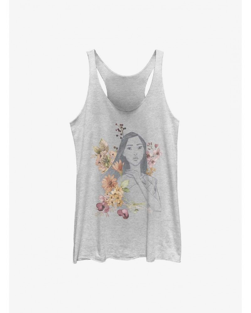 Disney Pocahontas Earth Day Pocahontas Sketch Girls Tank $8.08 Tanks