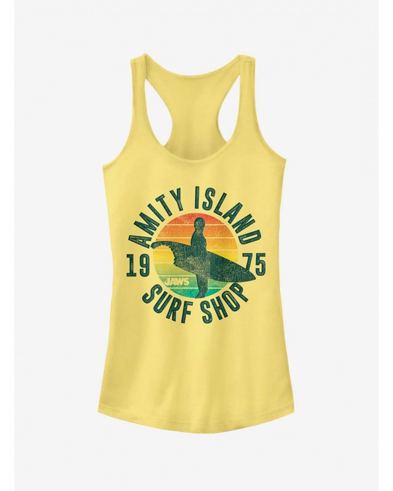 Retro Amity Island Surf Shop Girls Tank $8.96 Tanks