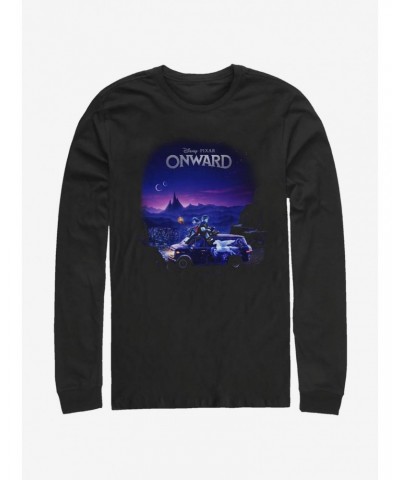 Disney Pixar Onward Poster Knockout Long-Sleeve T-Shirt $8.98 T-Shirts