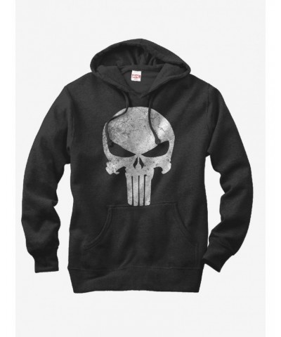 Marvel Punisher Retro Skull Symbol Hoodie $13.29 Hoodies