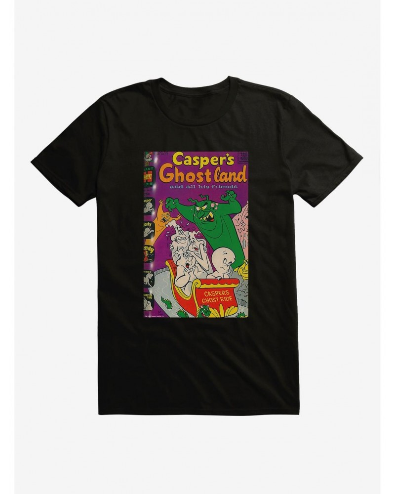 Casper The Friendly Ghost Ghostland And Friends Ghost Ride T-Shirt $11.71 T-Shirts