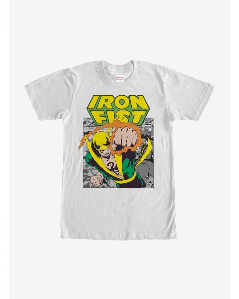 Marvel Classic Iron Fist Punch T-Shirt $6.68 T-Shirts