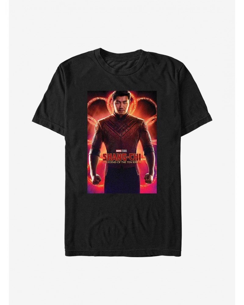 Marvel Shang-Chi And The Legend Of The Ten Rings Shang Chi Poster T-Shirt $11.95 T-Shirts