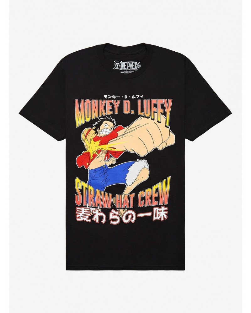 One Piece Luffy Punch T-Shirt $5.19 T-Shirts