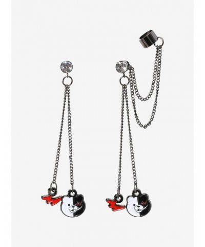 Danganronpa 3: The End Of Hope's Peak High School Monokuma Drop Cuff Earrings $2.10 Earrings