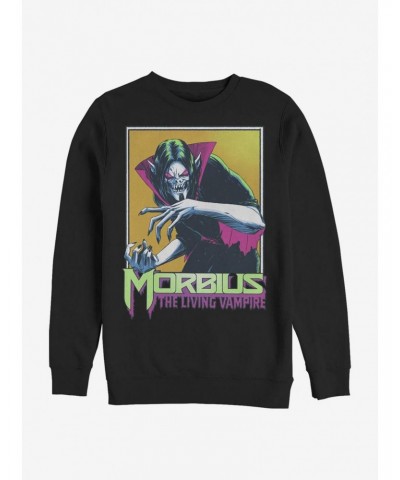 Marvel Morbius Framed Morbius Crew Sweatshirt $12.10 Sweatshirts