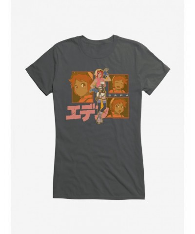 Eden Sara Japanese Text Logo Girls T-Shirt $9.21 T-Shirts