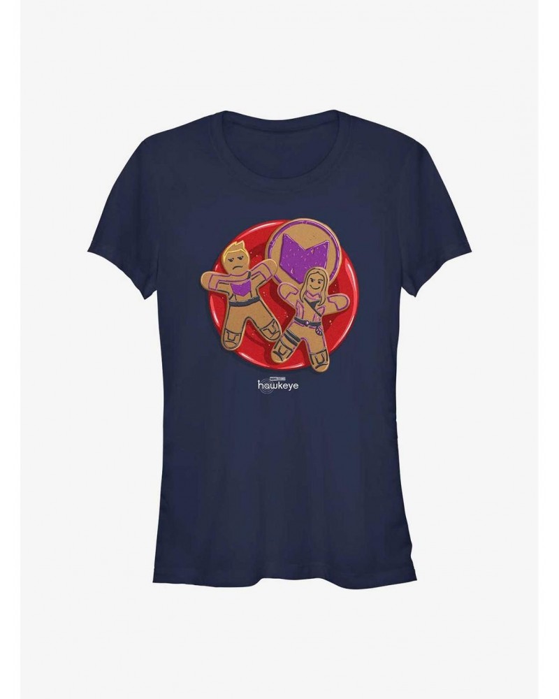 Marvel Hawkeye Gingerbread Cookies Girls T-Shirt $8.17 T-Shirts