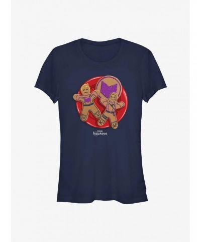 Marvel Hawkeye Gingerbread Cookies Girls T-Shirt $8.17 T-Shirts