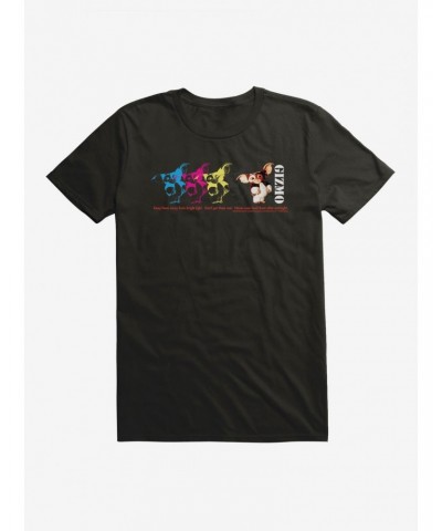 Gremlins Gizmo Colorful Stamp T-Shirt $8.22 T-Shirts