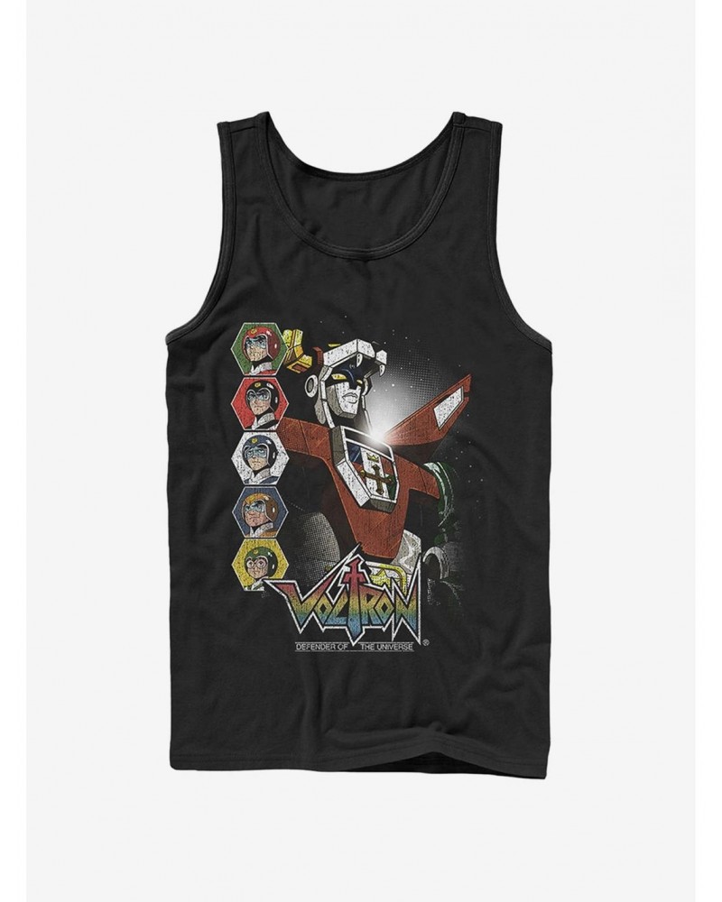 Voltron Character Panels Tank Top $6.37 Tops