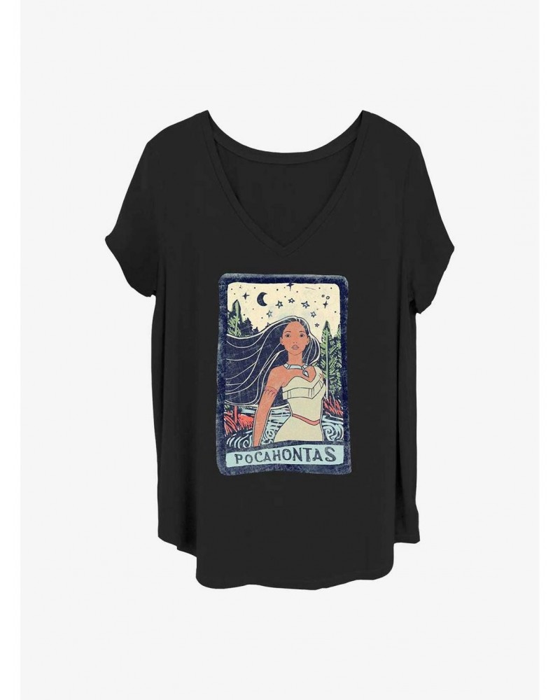 Disney Pocahontas In The Wind Girls T-Shirt Plus Size $8.79 T-Shirts