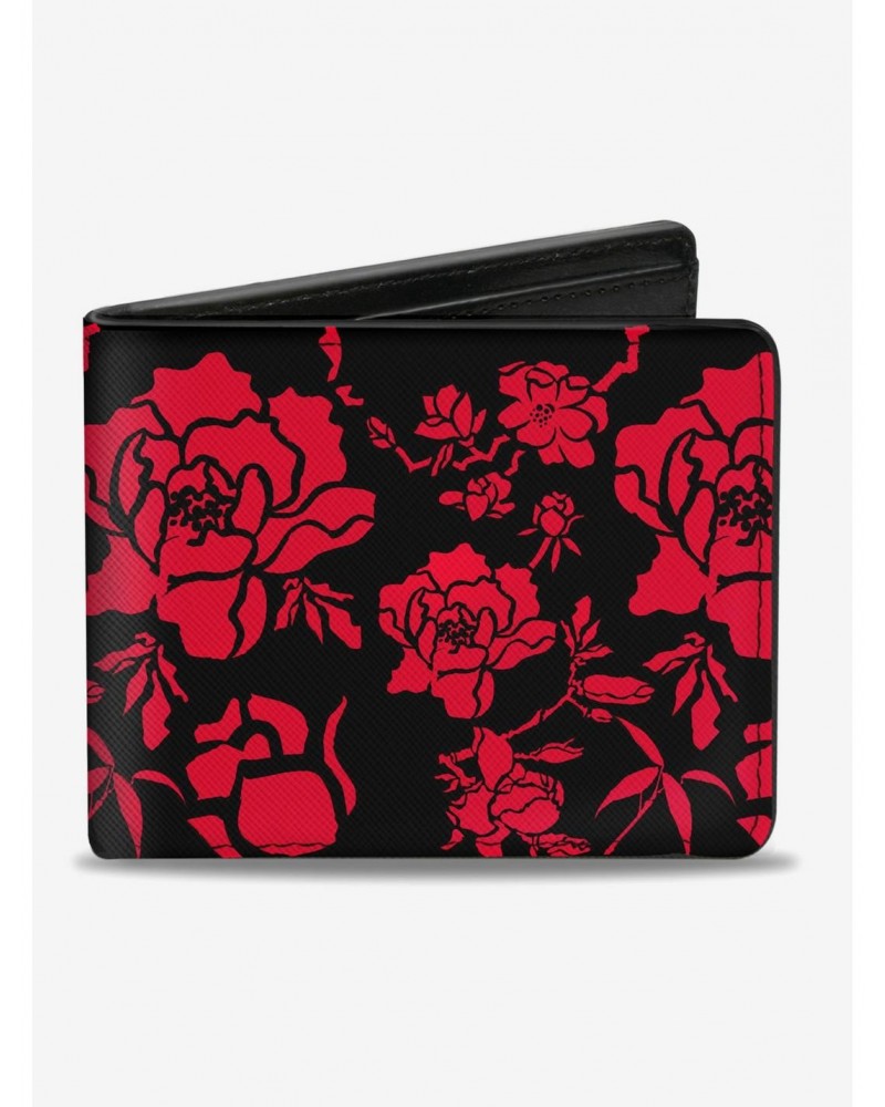 Disney Mulan Dragon and Flowers Bifold Wallet $6.99 Wallets