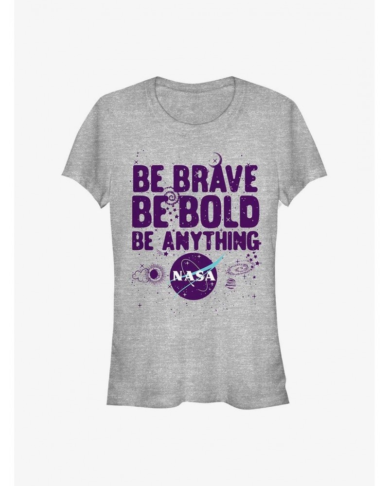 NASA Be Brave Girls T-Shirt $8.37 T-Shirts