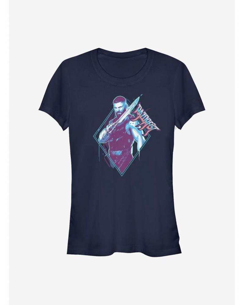 Marvel Shang-Chi And The Legend Of The Ten Rings Razorfist Badge Girls T-Shirt $8.72 T-Shirts