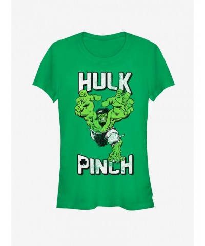 Marvel Hulk Hulk Pinch Girls T-Shirt $6.37 T-Shirts