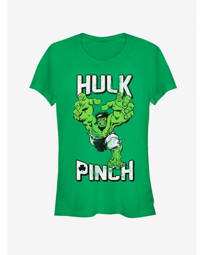 Marvel Hulk Hulk Pinch Girls T-Shirt $6.37 T-Shirts