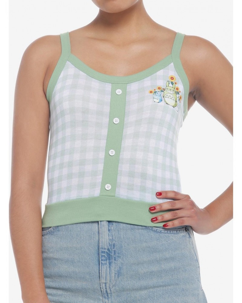 Her Universe Studio Ghibli My Neighbor Totoro Gingham Girls Crop Cami $10.64 Cami