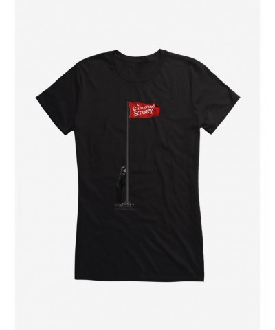 A Christmas Story Flag Pole Girls T-Shirt $9.16 T-Shirts