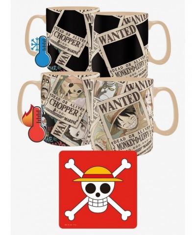 One Piece Straw Hat Crew Magic Mug & Coaster Set $6.77 Coaster Set