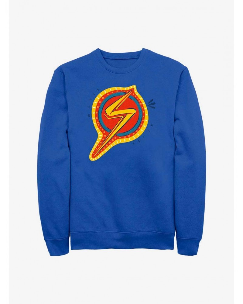 Marvel Ms. Marvel Decorative Symbol Sweatshirt $12.10 Sweatshirts