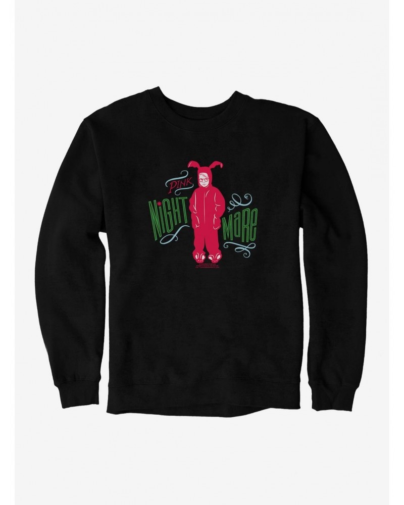 A Christmas Story Pink Nightmare Dark Sweatshirt $11.22 Sweatshirts