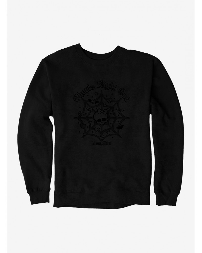 Monster High Ghouls Night Out Spiderweb Sweatshirt $12.40 Sweatshirts