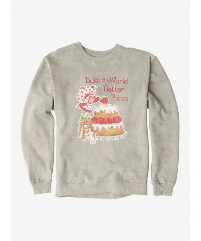 Strawberry Shortcake Bake The World A Better Place Sweatshirt $12.40 Sweatshirts