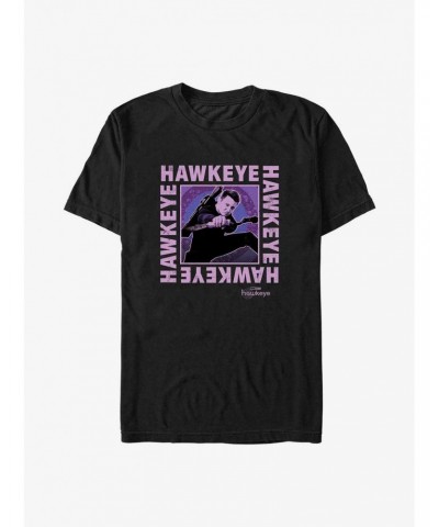 Marvel Hawkeye Text Box T-Shirt $8.22 T-Shirts