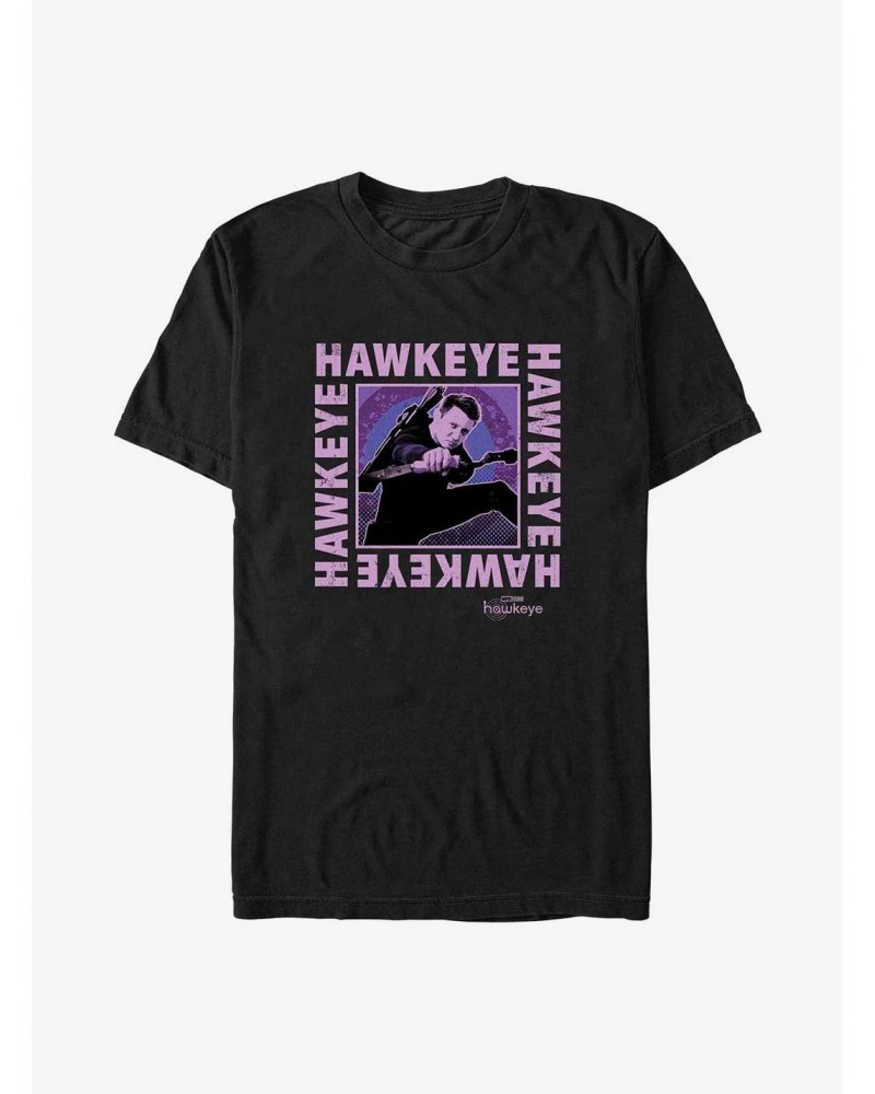 Marvel Hawkeye Text Box T-Shirt $8.22 T-Shirts