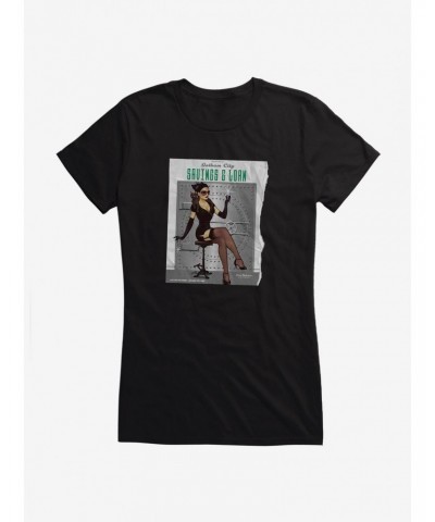 DC Comics Bombshells Catwoman Savings And Loans Girls T-Shirt $9.46 T-Shirts