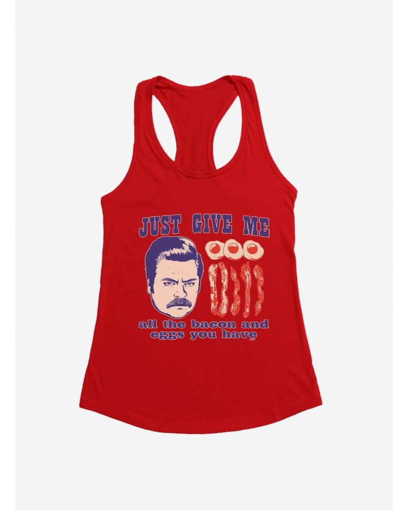 Parks And Recreation Ron And Breakfast Girls Tank $6.10 Tanks