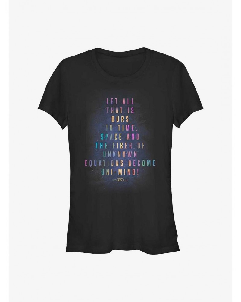 Marvel Eternals Our Oath Girls T-Shirt $6.31 T-Shirts