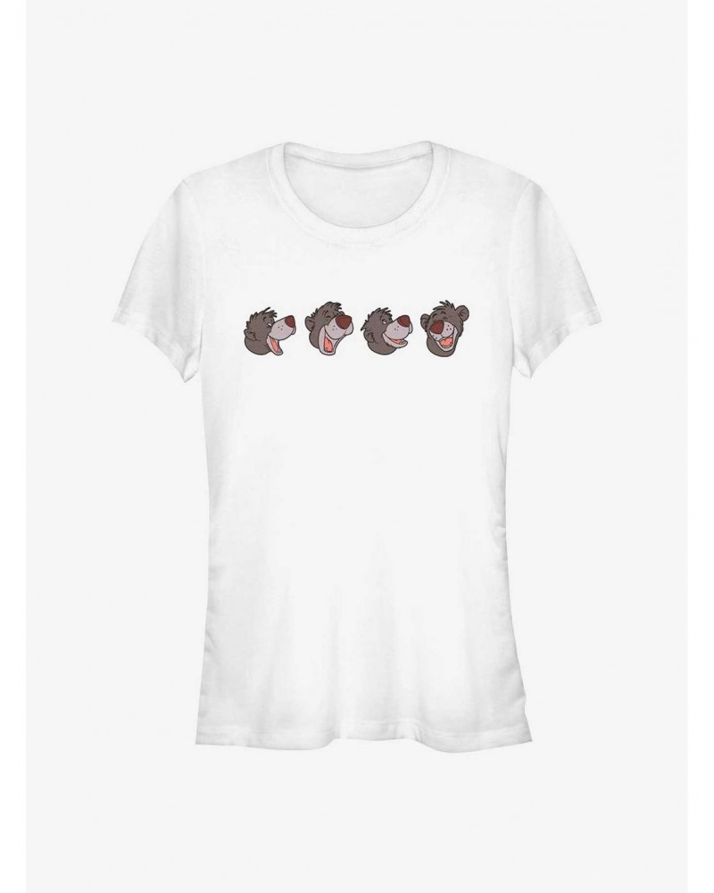 Disney The Jungle Book Baloo Faces Girls T-Shirt $7.97 T-Shirts