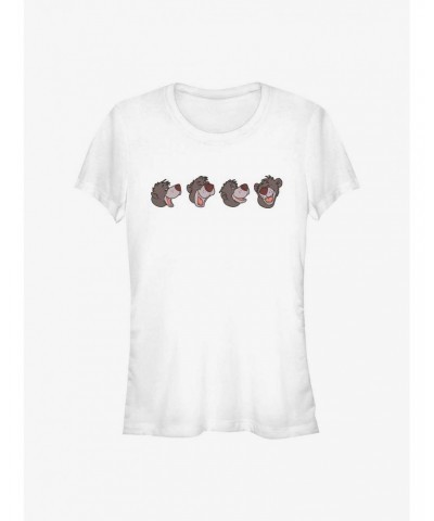 Disney The Jungle Book Baloo Faces Girls T-Shirt $7.97 T-Shirts