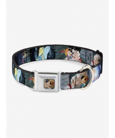 Disney Pinocchio Jiminy Cricket Workshop Tools Seatbelt Buckle Dog Collar $7.47 Pet Collars