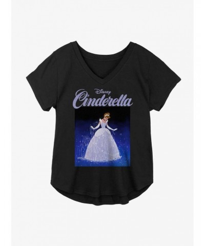 Disney Cinderella Dress Transformation Girls Plus Size T-Shirt $13.29 T-Shirts