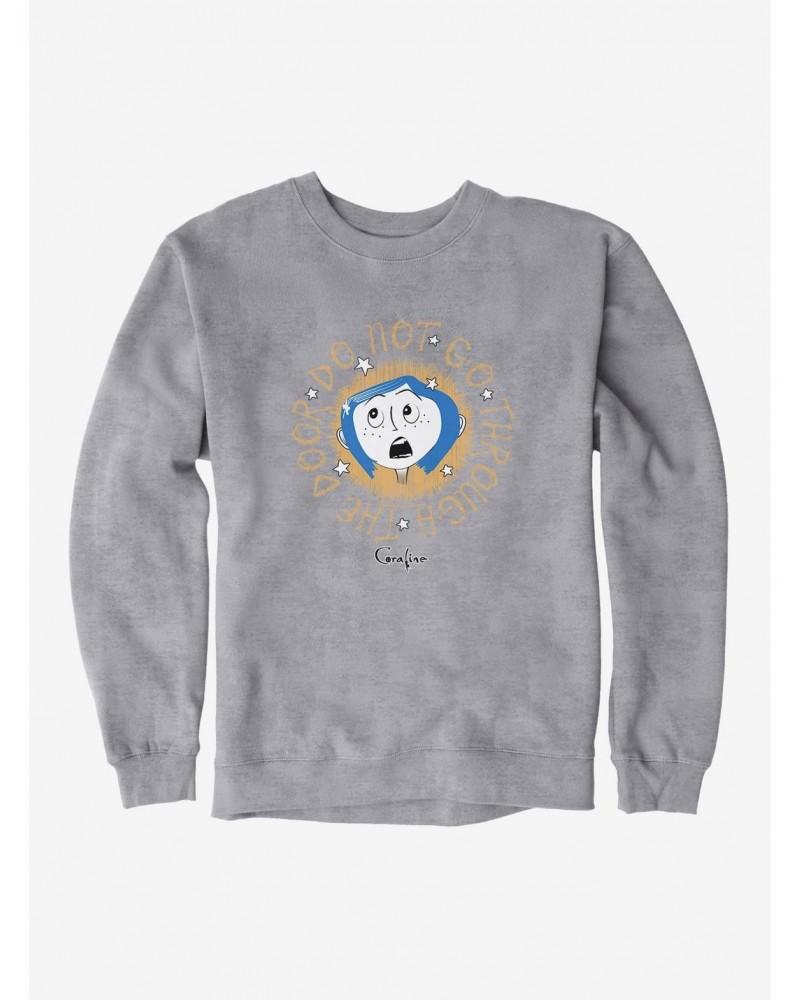 Coraline Do Not Go Stars Sweatshirt $13.65 Sweatshirts