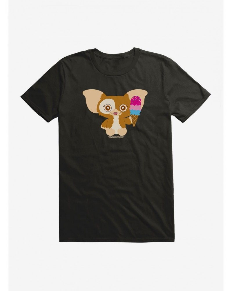 Gremlins Adorable Gizmo Eating Icecream T-Shirt $5.93 T-Shirts