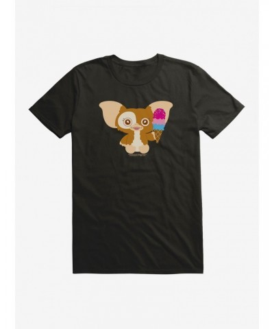 Gremlins Adorable Gizmo Eating Icecream T-Shirt $5.93 T-Shirts