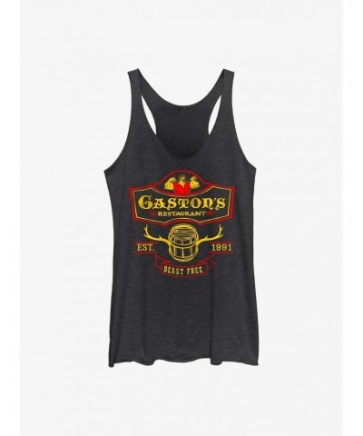 Disney Batb Gaston'S Restaurant Girls Raw Edge Tank $8.50 Tanks