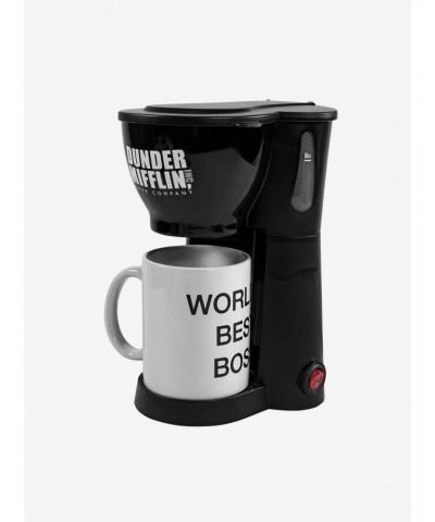 The Office Single Cup Coffee Maker with World's Best Boss Mug $15.08 Mugs